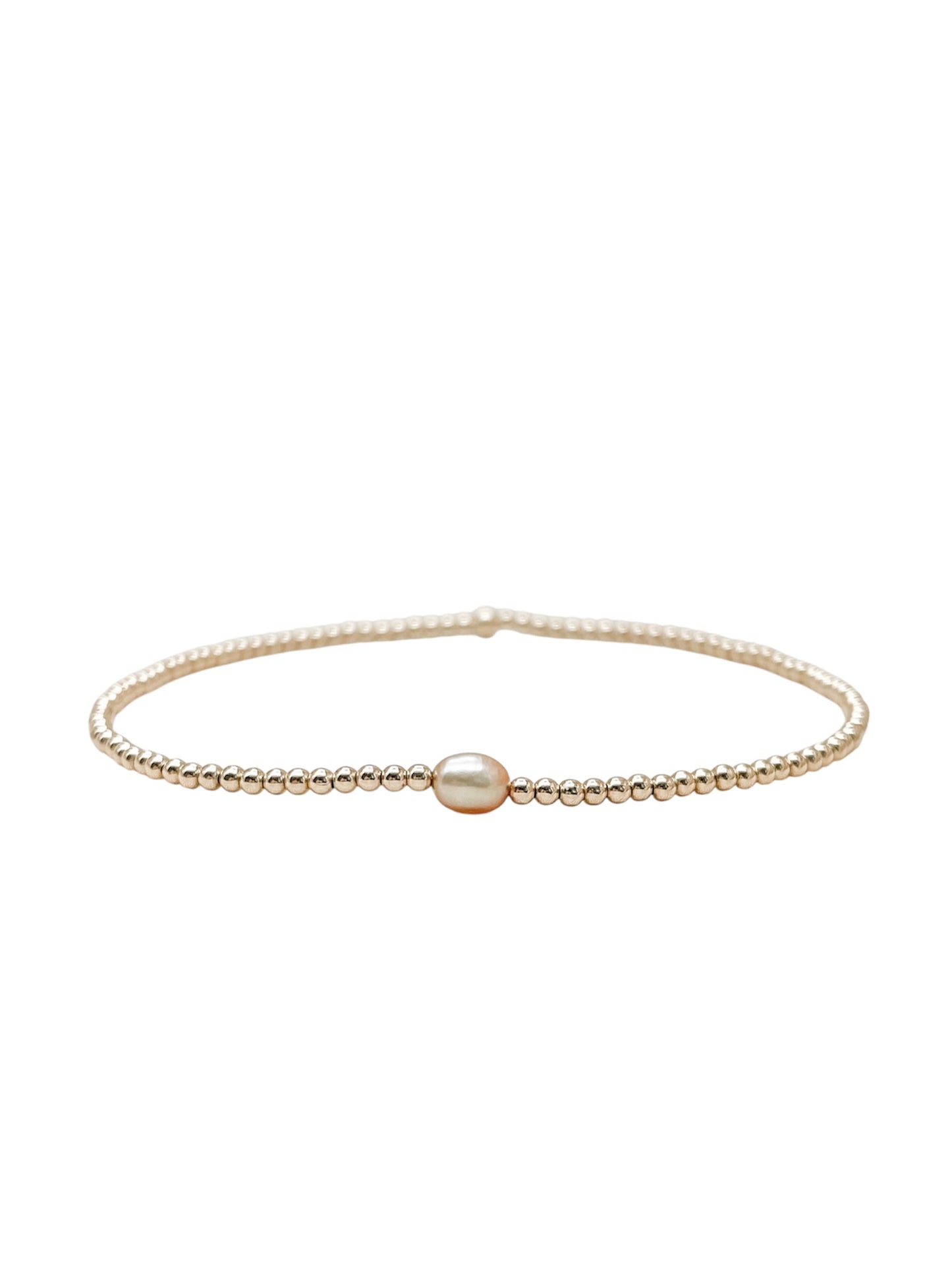 Oryn golden pearl armband