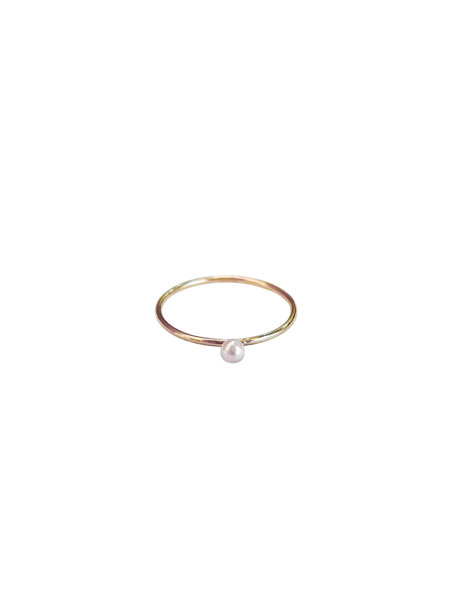 Lulu lichtroze parel ring