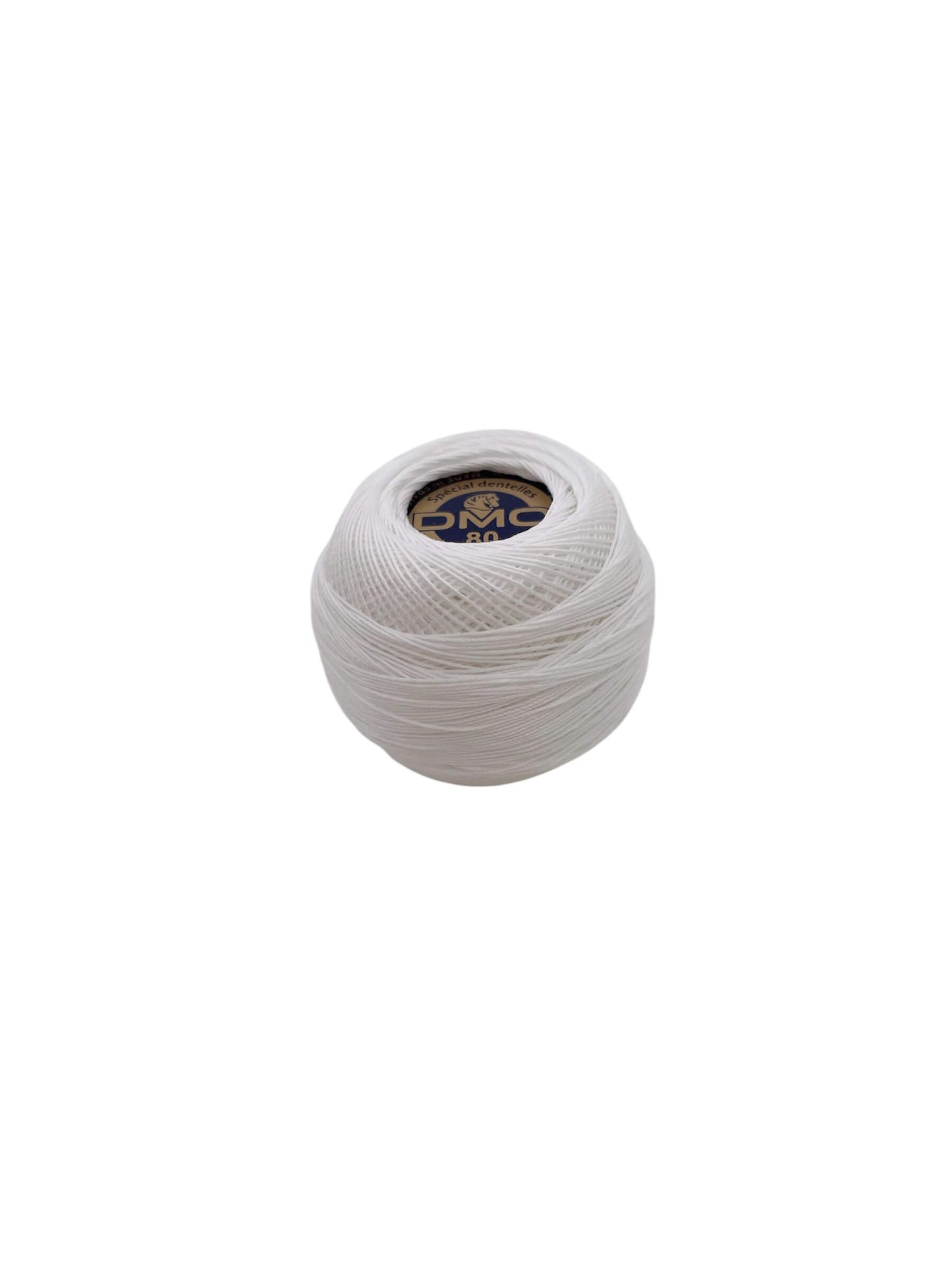 DMC 80 coton spécial dentelles helder wit