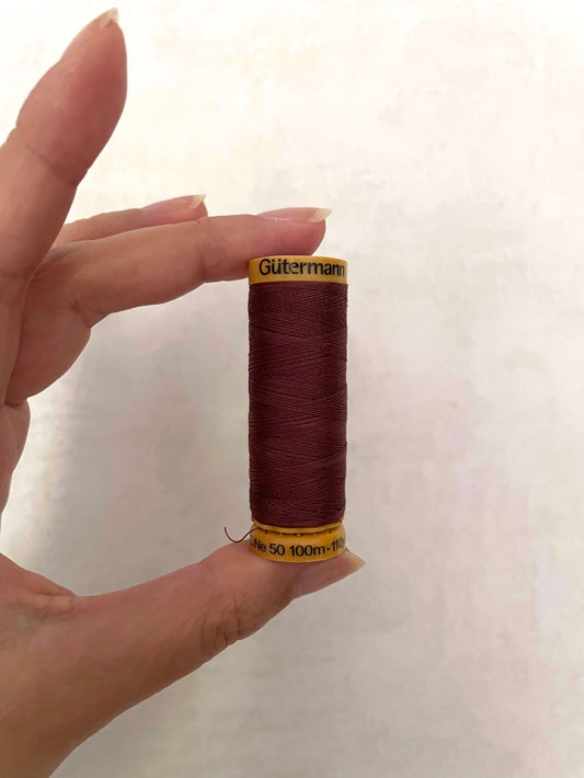 Gütermann katoenen garen bordeaux rood