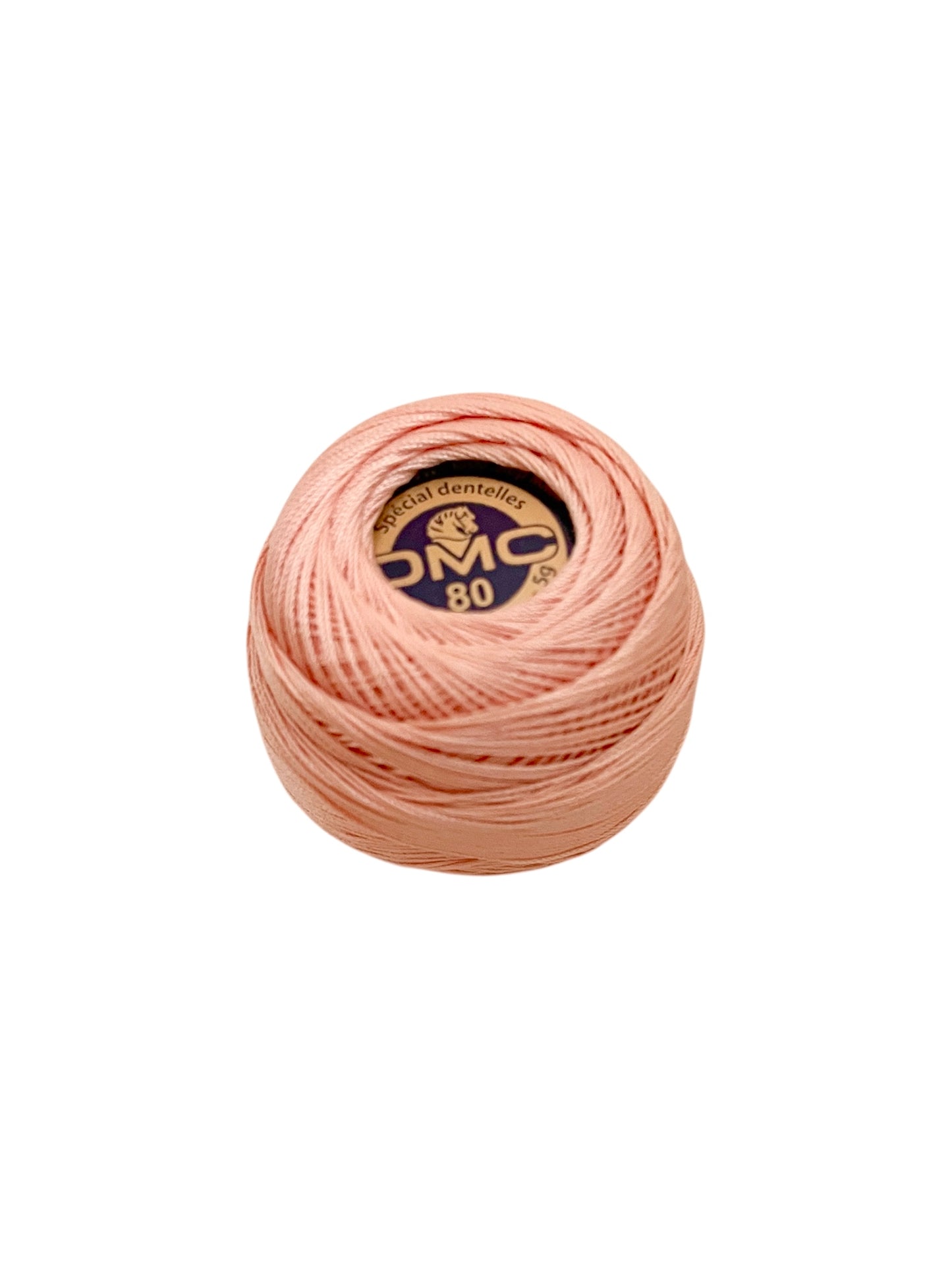 DMC 80 coton spécial dentelles garen- zalmrose 
