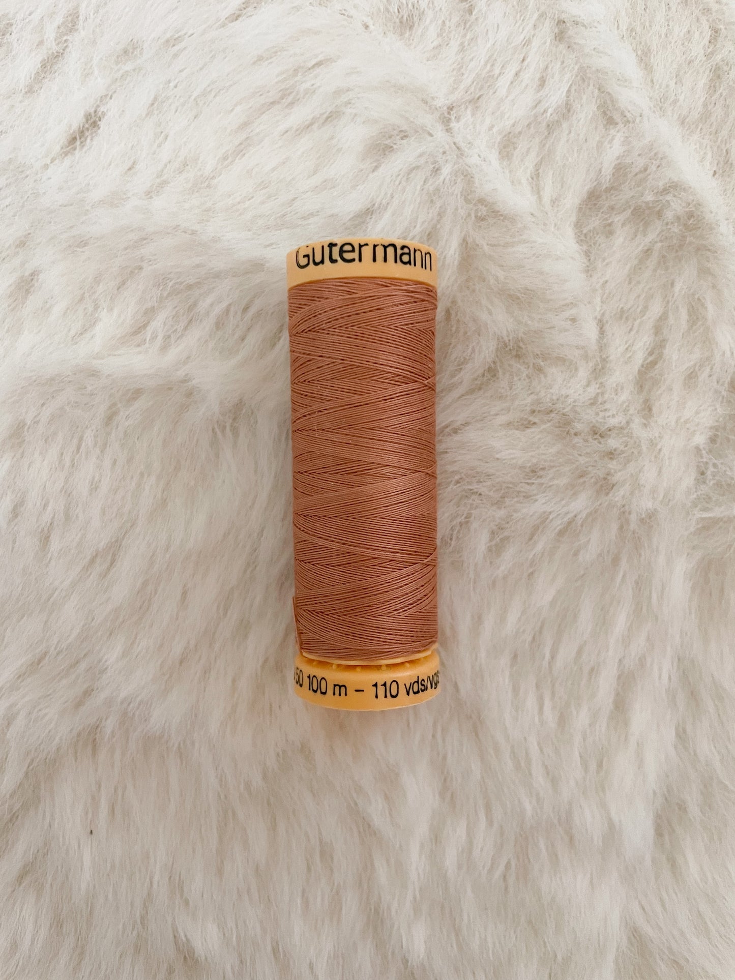 Gütermann katoenen naaigaren/ gevorderd microhaak garen terra