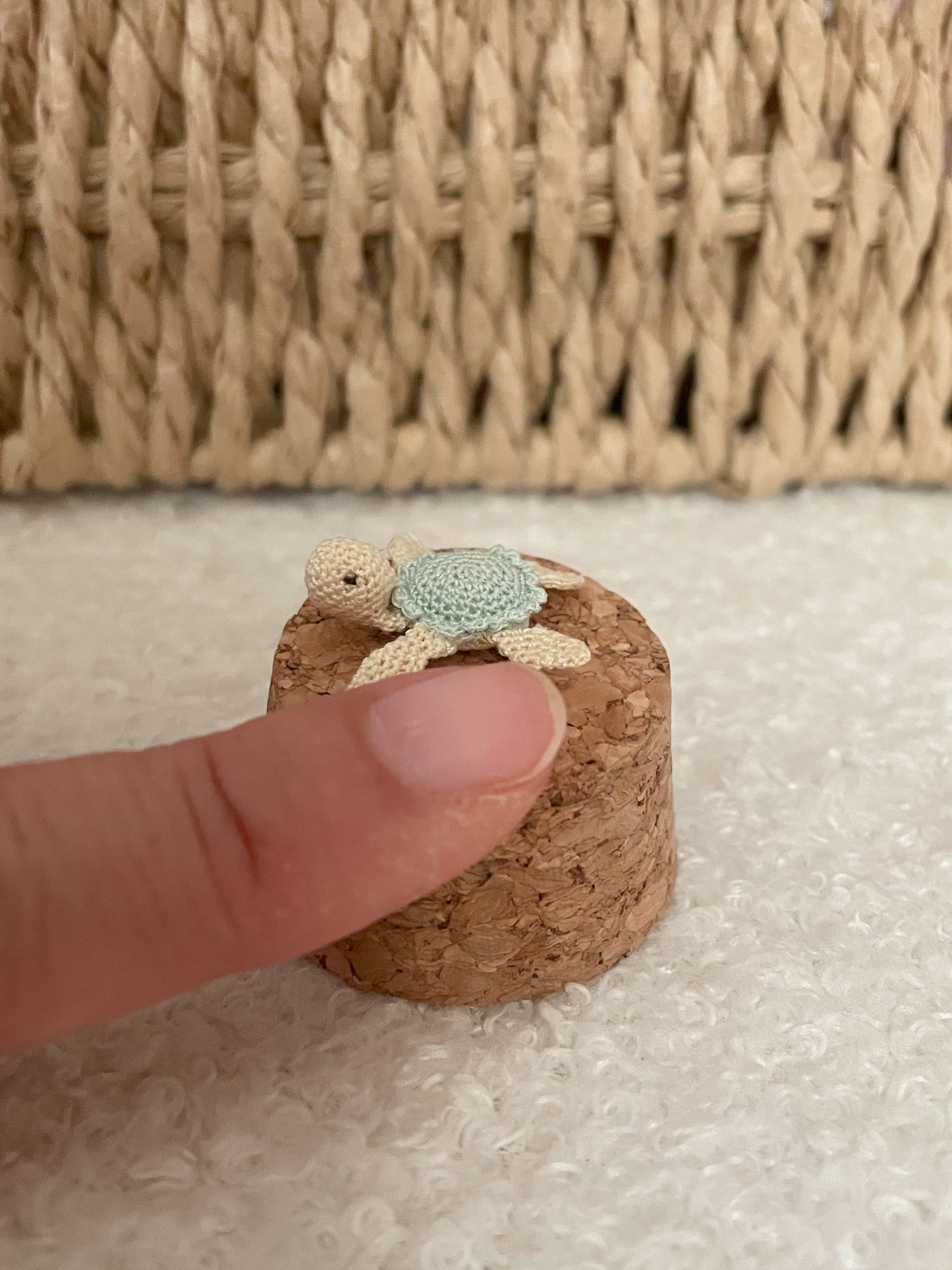 Misty micro gehaakte amigurumi schildpadje
