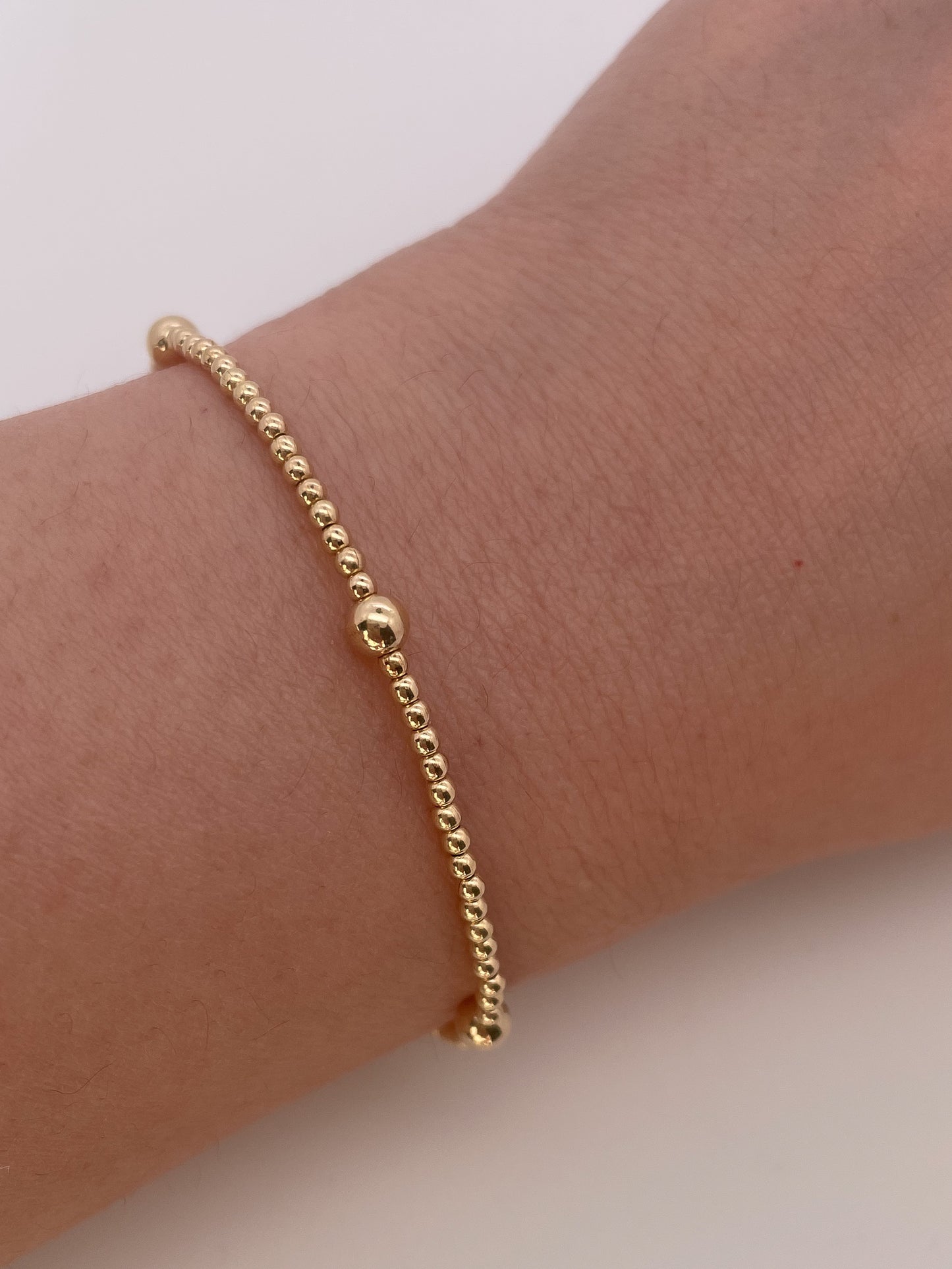 Raelynn gold filled stretch armband