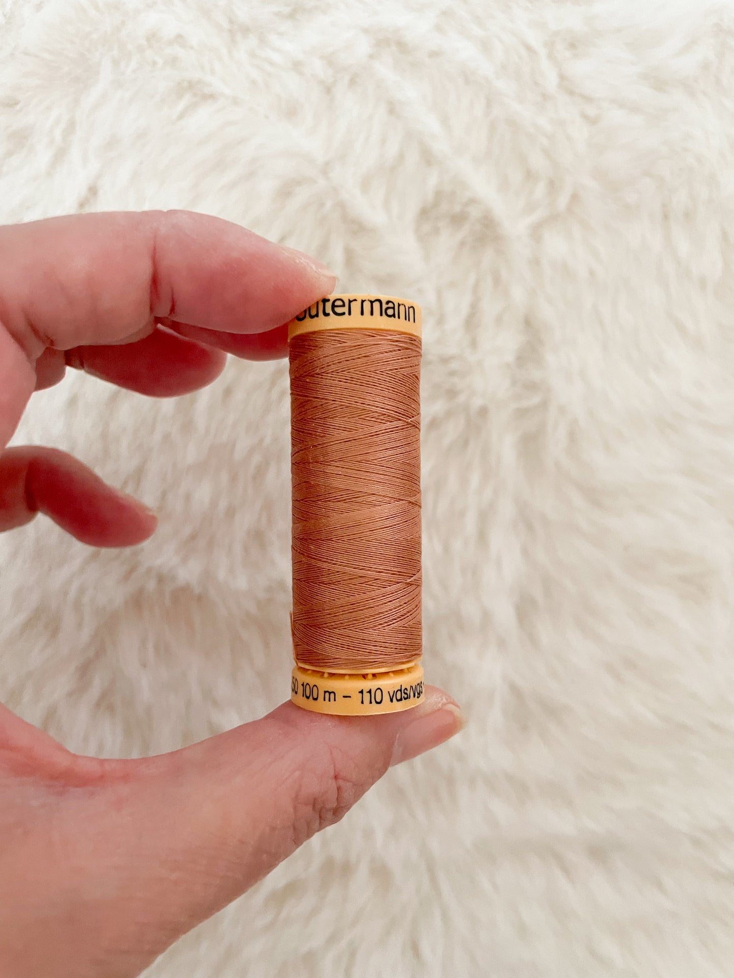 Gütermann katoenen naaigaren/ gevorderd microhaak garen terra